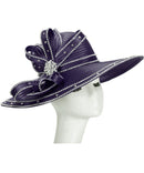 Giovanna Church Hat HR1072-Navy
