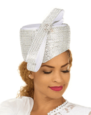 Giovanna Church Hat HR1081-White