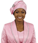 Giovanna Church Hat HR22107-Soft Pink