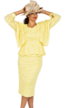 Giovanna Church Suit 0961-Yerllow