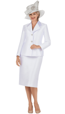 Giovanna Church Suit 0965C-White