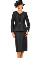 Giovanna Church Suit 0978-Black