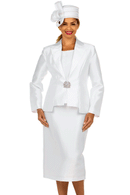 Giovanna Church Suit 0979-White