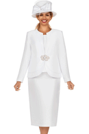 Giovanna Church Suit 0980C-White