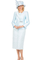 Giovanna Church Suit G1152-Ice Blue