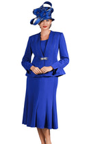 Giovanna Church Suit G1225-Royal