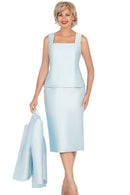 Giovanna Church Suit G1227-Ice Blue