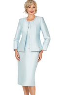 Giovanna Church Suit G1227-Ice Blue