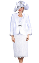 Giovanna Church Suit G1229-White