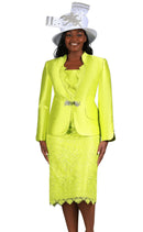 Giovanna Church Suit G1229-Lemon