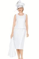 Giovanna Church Suit G1316-White