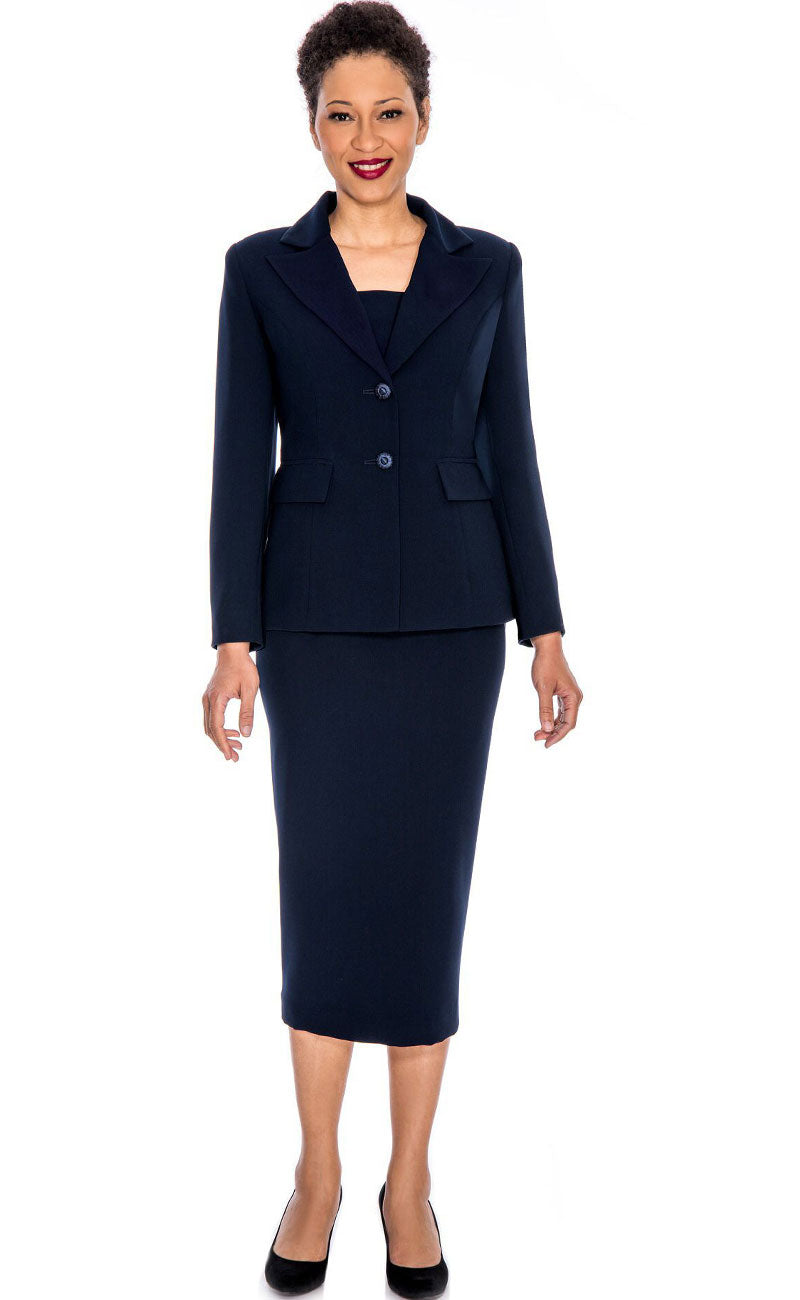 Giovanna Usher Suit S0710-Navy