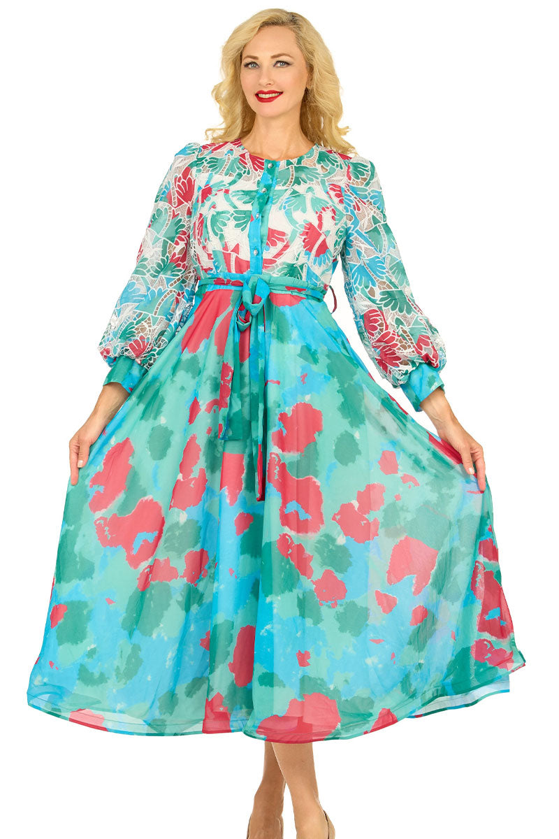 navy blue dress for baby girl Club L London 'Giovanna' Wrap Maxi - Passion main image 1