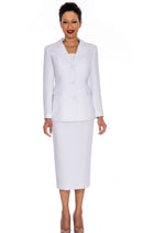 Giovanna Usher Suit S0655-White - Church Suits For Less