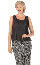 Giovanna Women camisole C2401-Black - Church Suits For Less
