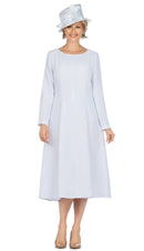 Giovanna Church Dress D1451-White