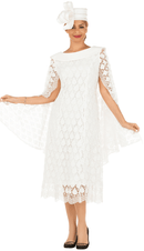 Giovanna Church Dress D7210-Ivory