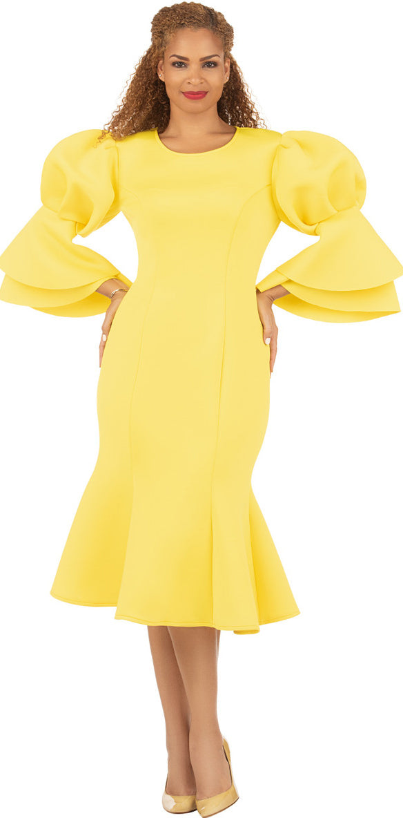 Giovanna Dress DP2402-Yellow