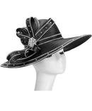 Giovanna Church Hat HR1072-Black
