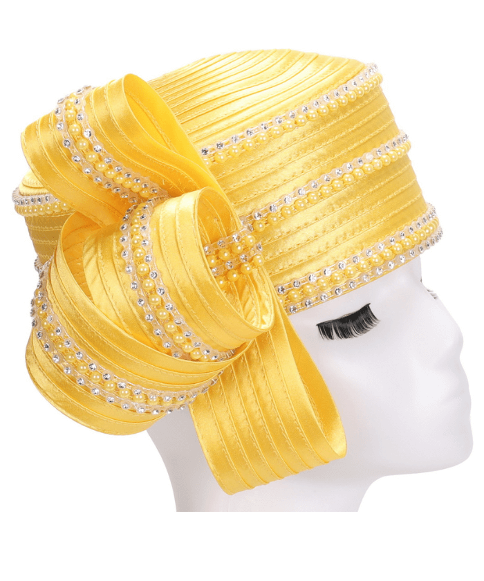 Giovanna Church Hat HR1074-Yellow