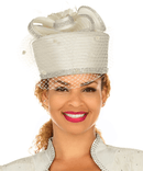 Giovanna Church Hat HG1318-Off White