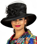 Giovanna Church Hat HR22125-Black