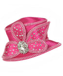 Giovanna Church Hat HR22132-Hot Pink