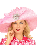 Giovanna Church Hat HR22158-Pink