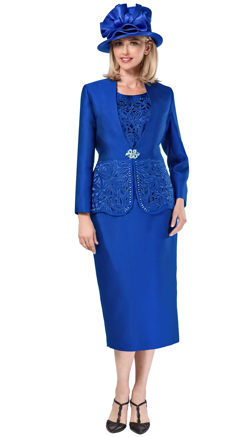 Giovanna Church Suit G1088-Royal