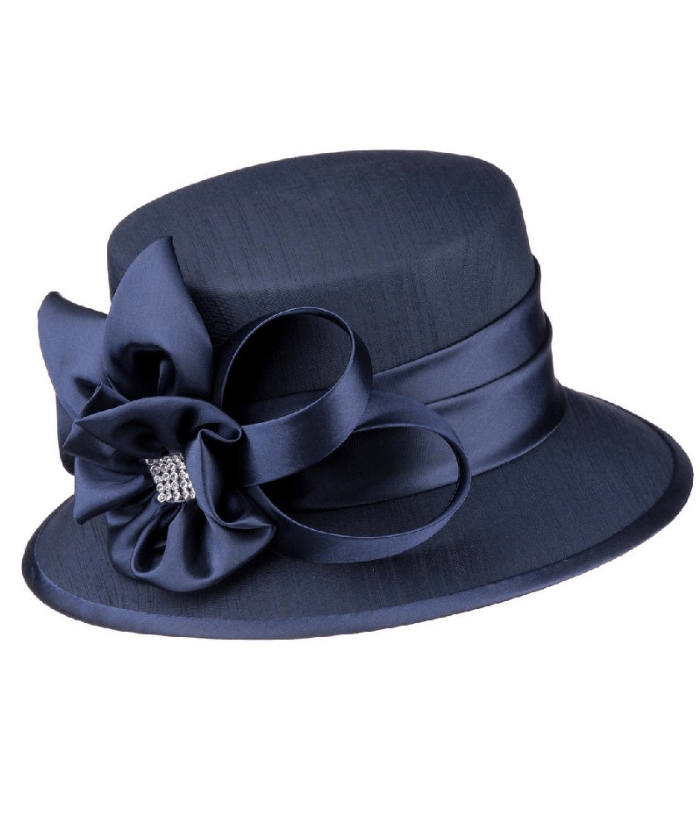 Giovanna Church Hat HR944-Navy