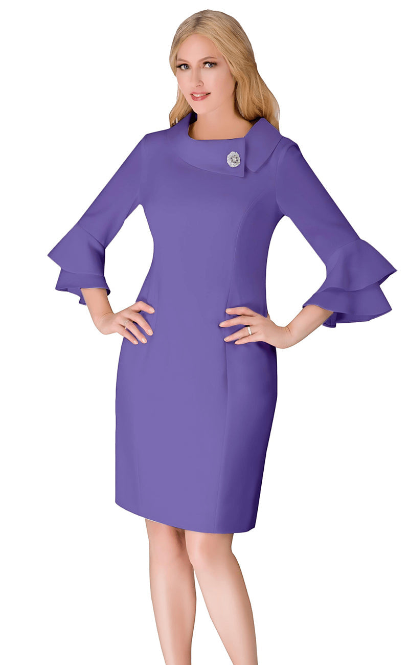 Giovanna Dress D1518-Violet