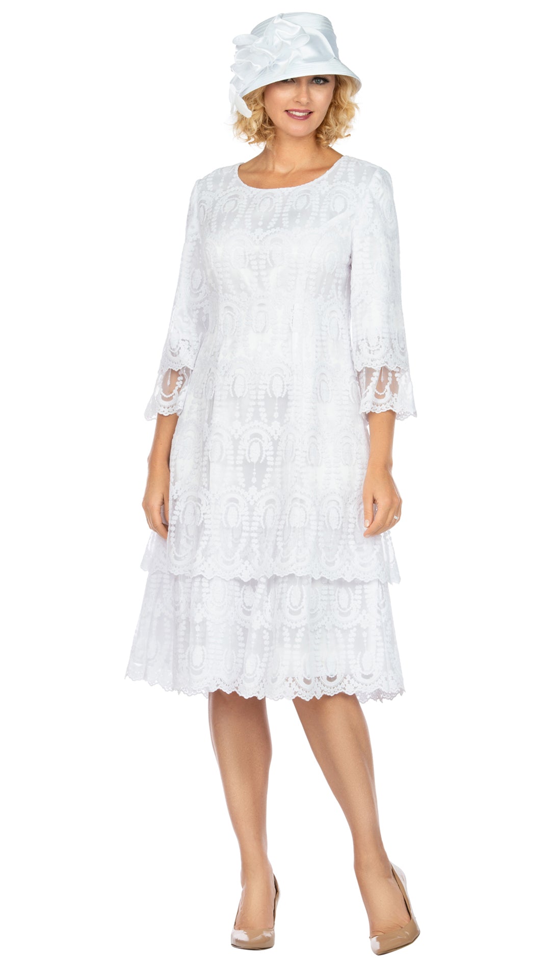 Giovanna Dress D1650-White