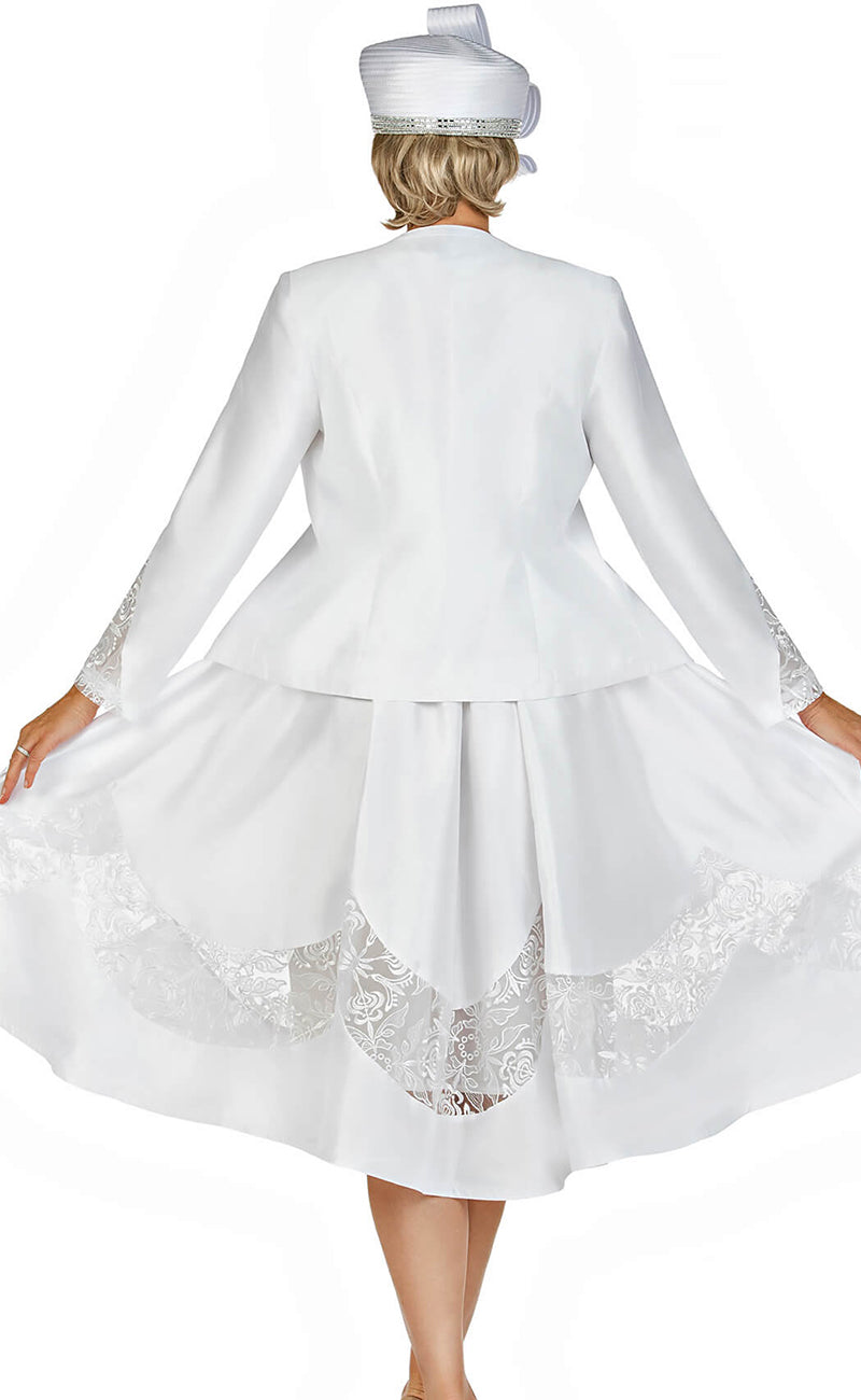 Giovanna Dress D1593C-White