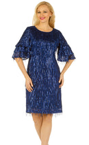 Giovanna Dress D1625C-Royal Blue - Church Suits For Less