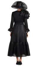 Giovanna Church Dress D1674 Black - Church Suits For Less