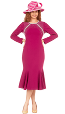 Giovanna Church Dress DP2423 VIOLET - Church Suits For Less