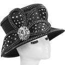 Giovanna Church Hat HR22132-Black