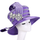 Giovanna Church Hat HR22133-Purple