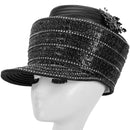 Giovanna Church Hat HR22142-Black