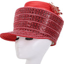 Giovanna Church Hat HR22142-Red