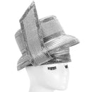Giovanna Church Hat HR22143-Silver