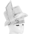 Giovanna Church Hat HR22143-White
