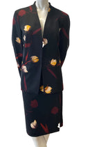 Giovanna Skirt Suit S0723-Black Multi - Church Suits For Less