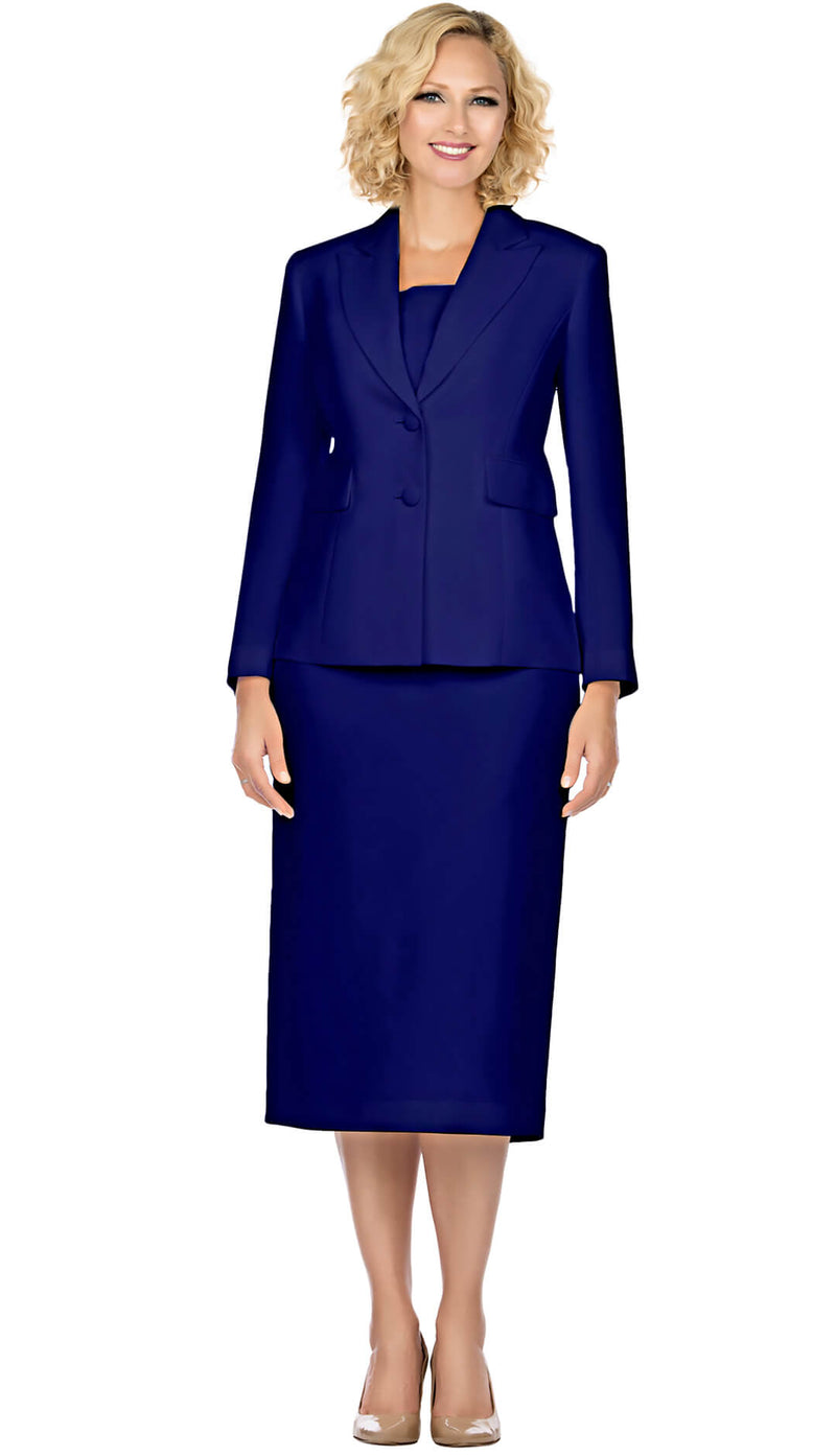 Giovanna Usher Suit S0710-Dark Navy - Church Suits For Less