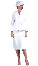 Giovanna Usher Suit S0743-White - Church Suits For Less