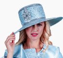 Giovanna Church Hat HG1216-Ice Blue