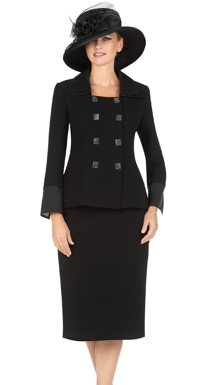 Giovanna Women Suit S0742C-Black/Black