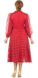 Giovanna Dress DP2403-Burgundy