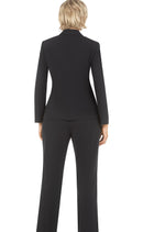 Giovanna Pant Suit S0740C-Dark Navy - Church Suits For Less