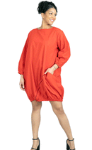 Kara Chic Knit Maxi Dress 7723S-Red